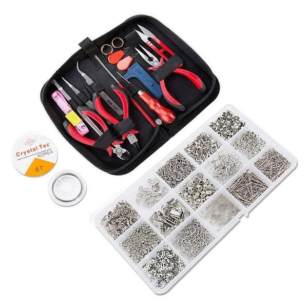 Jewellery Making Supplies Kit with Jewelry Repair Tools I1371SV0 Carousel 1