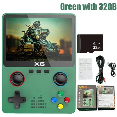 3.5Inch IPS Screen Handheld Game Player Dual Joystick 11 Simulators GBA Video Carousel 1