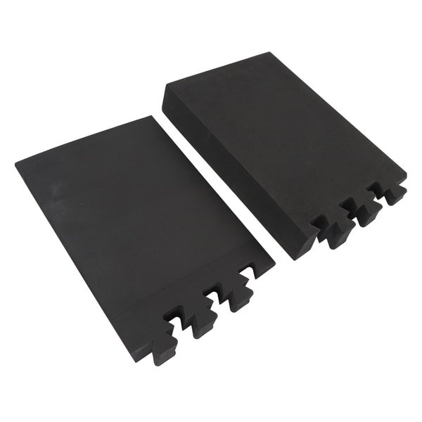 squat slant board 2pcs Slant Board for Squats Anti Slip Squat Blocks Improve Carousel 2