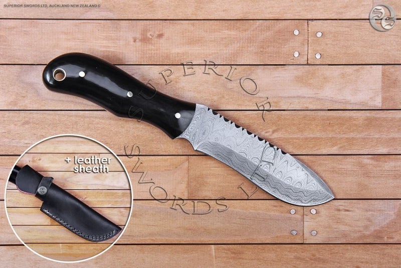 Damascus Knife - Mamba Carousel 1