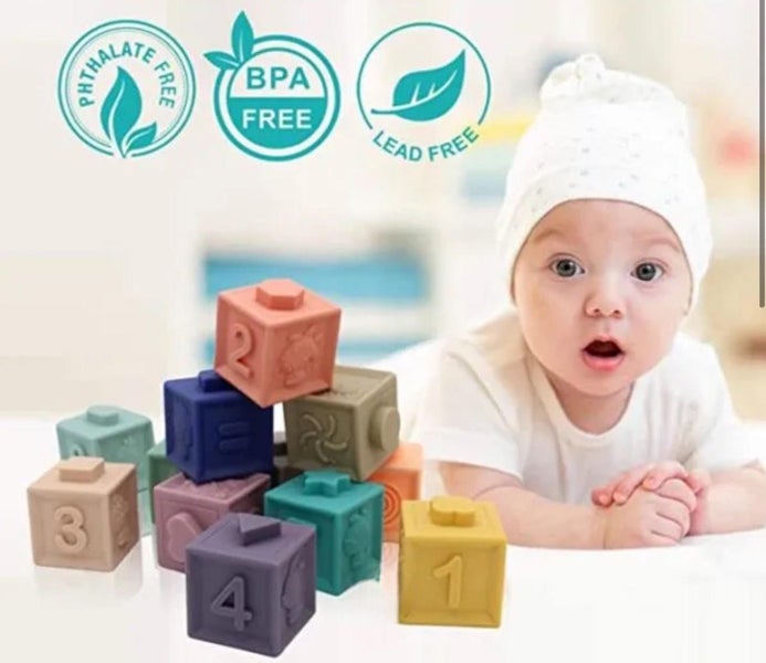 Multi Sensory Blocks Toy Set Carousel 6