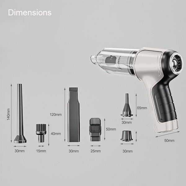 95000Pa Wireless Car Vacuum Cleaner Strong Suction Handheld Home & Car Dual Use Carousel 8