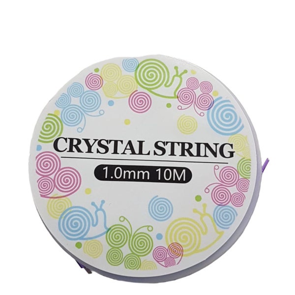 10m 1mm Purple Crystal Stretch Cord Carousel 2