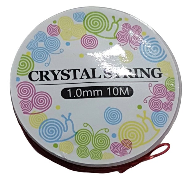 10m 1mm Red Crystal Stretch Cord Carousel 2