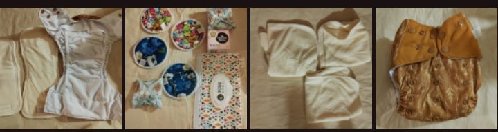 Reusable nappy cloths cup reusable breast pads etc Carousel 1