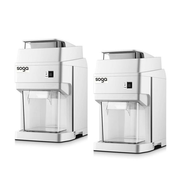 SOGA 2X 300 Watts Electric Ice Shaver Crusher Slicer Snow Cone Maker Commerci... Carousel 1