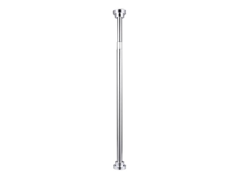 Rod Curtain Tension Shower Rods Spring Adjustable Clothes Cupboard Closet Steel Carousel 2