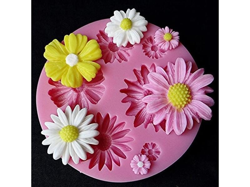 3D Flower Silicone Molds Fondant Craft Cake Candy Chocolate Sugarcraft Ice Carousel 2