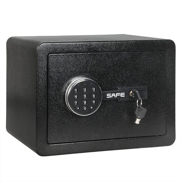 13.8L Digital Security Safe Box Password Key Lock Cash Lock Deposit Home Office Carousel 1