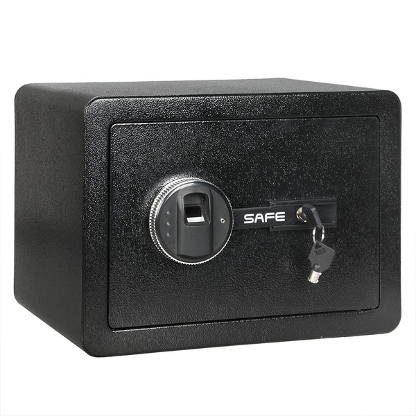 13.8L Digital Security Safe Box Fingerprint Key Lock Cash Lock Home Office Carousel 1