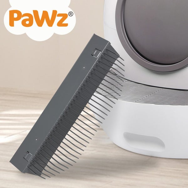 Pawz 1Pcs Grey Replaceable Rake for Self-Cleaning Cat Litter Box Easy to Install Carousel 9