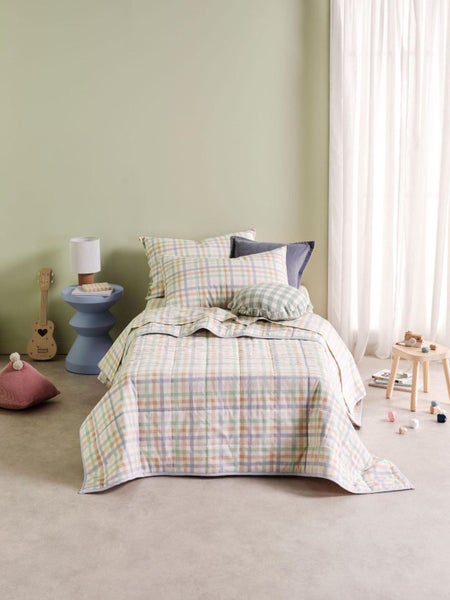 Linen House Kids Playground Coverlet Set (Orange) - 180cmx220cm Carousel 1