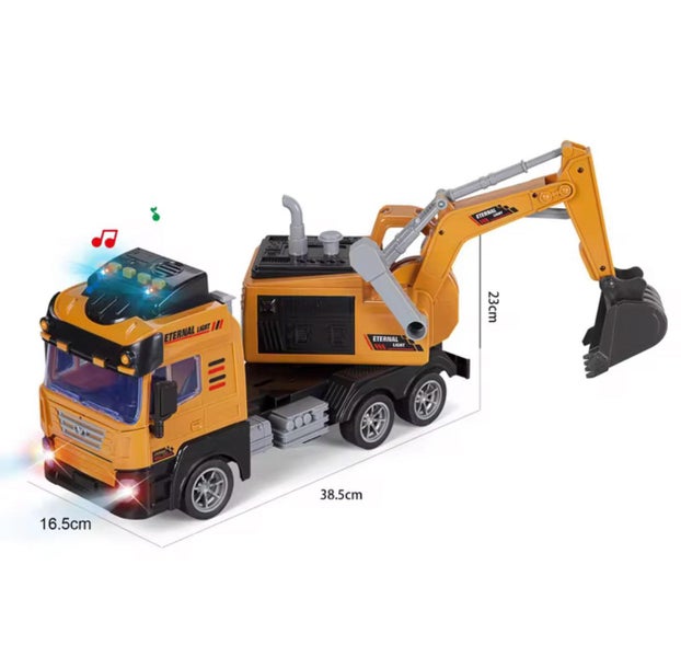 Heavy Duty Remote Control Excavator Truck Toy for Kids Carousel 2