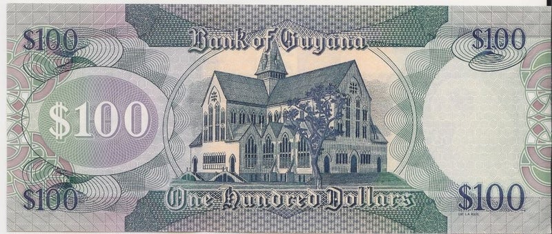 GUYANA 1999 One Hundred Dollars banknote UNC Carousel 2