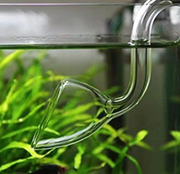*** Glass filter pipes with skimmer *** lily pipes + 2 meters clear tubing 16mm Carousel 6