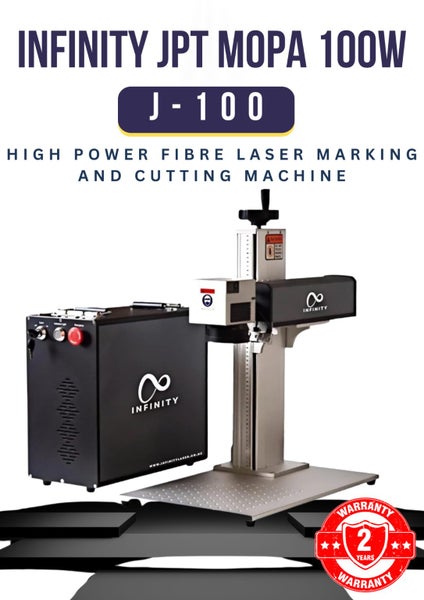 INFINITY Laser 100W JPT MOPA fiber laser marking machine Auto Carousel 2