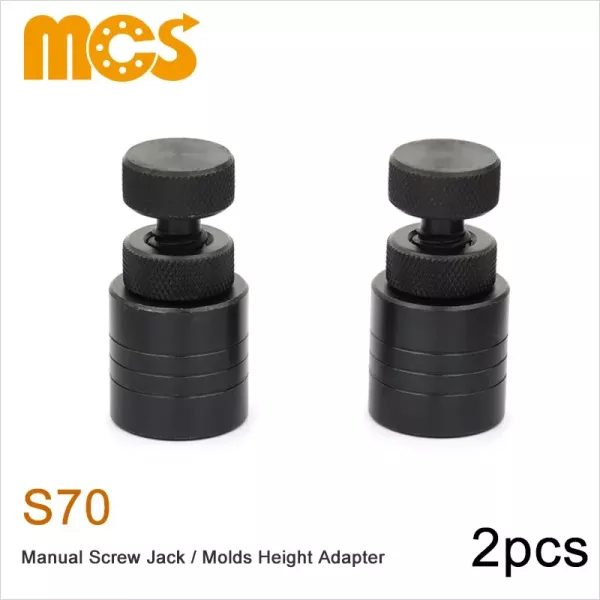 2pcs S70 Screw Jack Tooling Mold Height Hoist Adjusting Injection Machine CNC Carousel 1