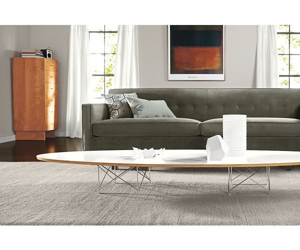 ELLIPTICAL COFFEE TABLE (white) Carousel 4