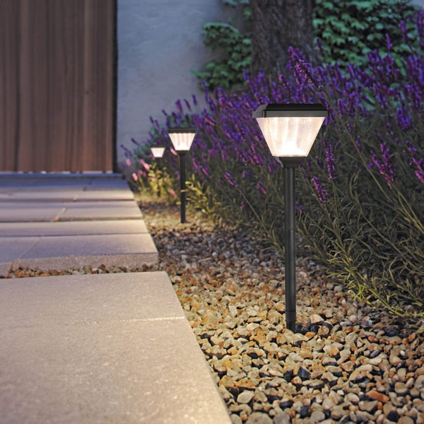 Solar stake outdoor lawn light Carousel 2