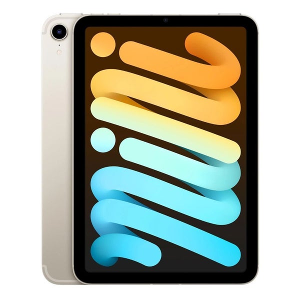 Apple iPad mini 8.3-inch Wi-Fi + Cellular 64GB (6th Gen) - Starlight Carousel 1