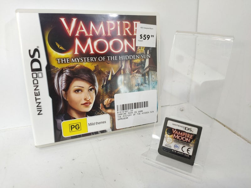 Vampire Moon: The Mystery of the Hidden Sun DS Game - B13191821-33 Carousel 1