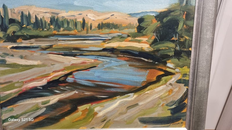 John Horner ''Tutaekuri River'' Near Napier (NZ ARTIST) Carousel 2