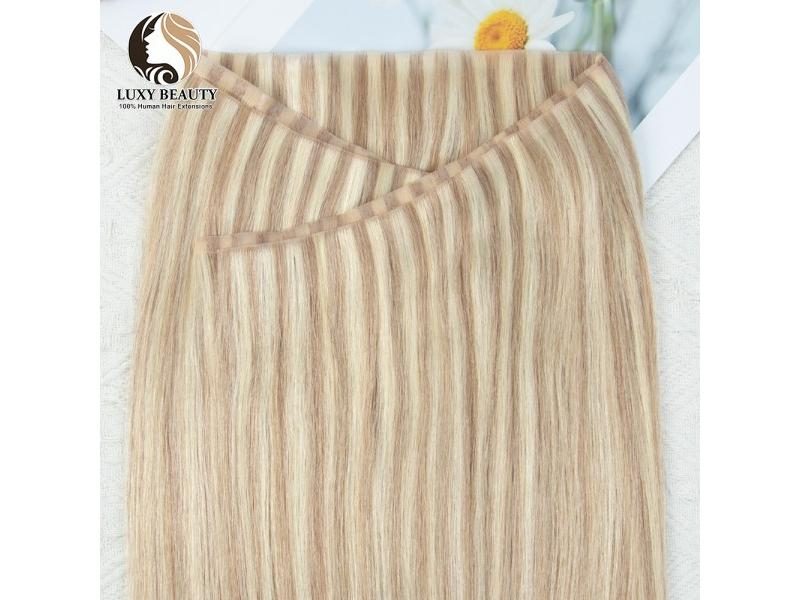 Long Tape Weft Human Hair Extensions 12