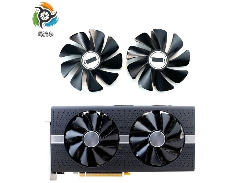 CF1015H12D Cooler Fan For Sapphire Radeon RX 470 480 580 570 NITRO Mining Carousel 2