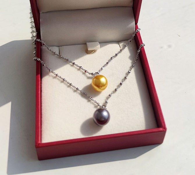 (2X Pearl Pendants) Everyday Pendant Necklaces NPGS9JNH-362938589692419113