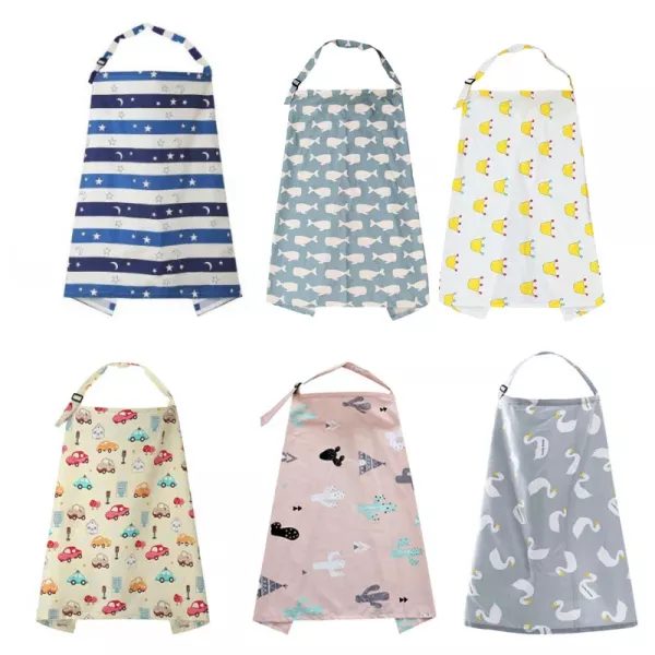Breathable Baby Feeding Nursing Covers Mum Breastfeeding Nursing Poncho Cover Carousel 2