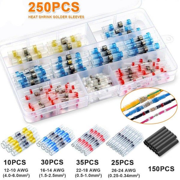 250pcs Heat Shrink Solder Seal Sleeve Set Carousel 2