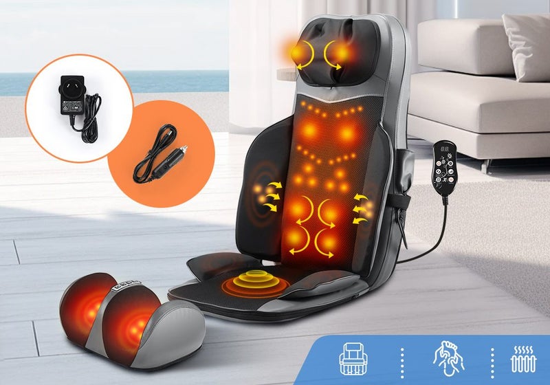 Electric Massage Chair Cushion Seat Foot Massager Carousel 1