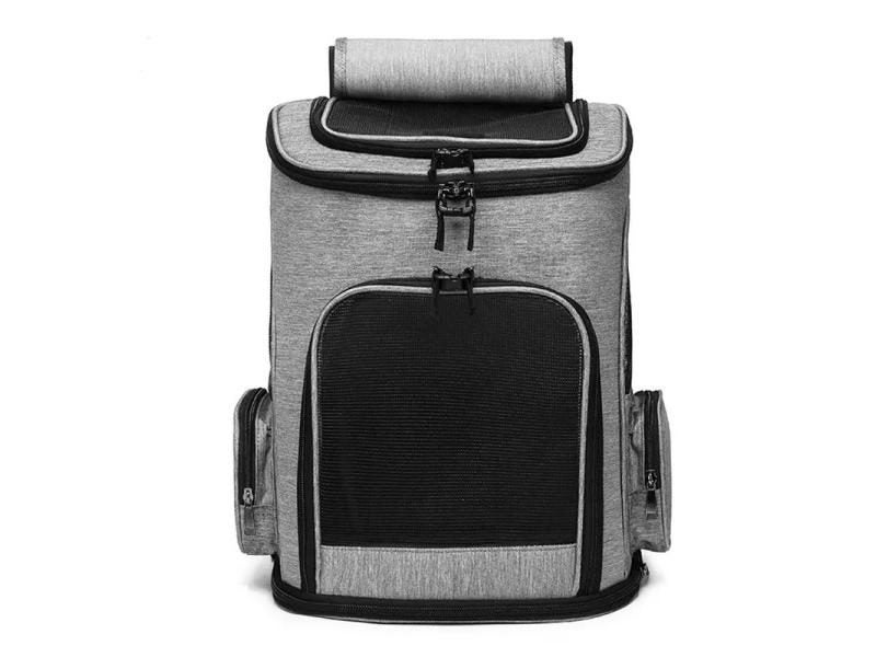 Pet Supplies Puppy Backpack Expandable Large Capacity Breathable Portable Carousel 1
