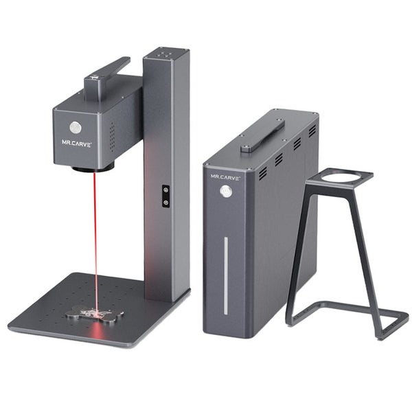 Mr Carve C2-JCZ 20W Split Fibre Laser Machine Carousel 1