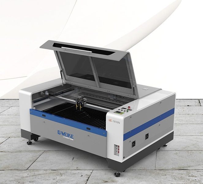 GWeike LC1610N 130W CO2 Laser Cutting Machine Pro Bundle Carousel 1