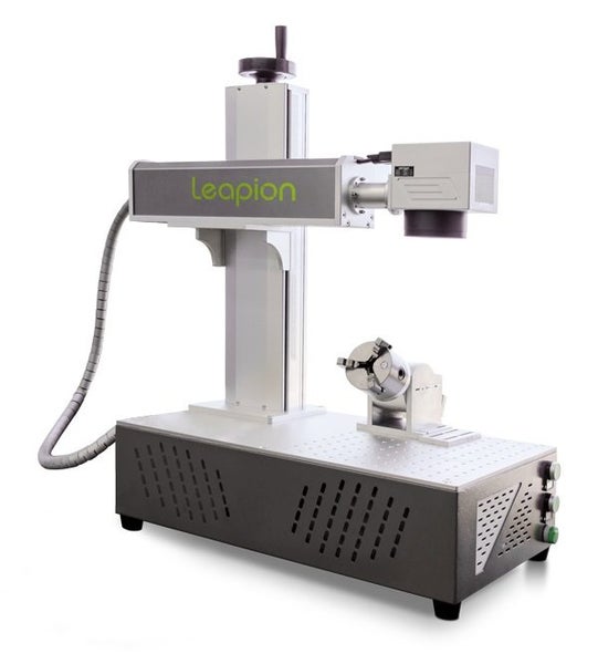 Leapion LM-S Split Type 50W Fiber Laser Machine Carousel 1
