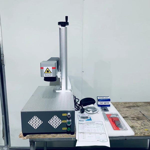 Leapion LM-S Split Type 50W Fiber Laser Machine Carousel 5