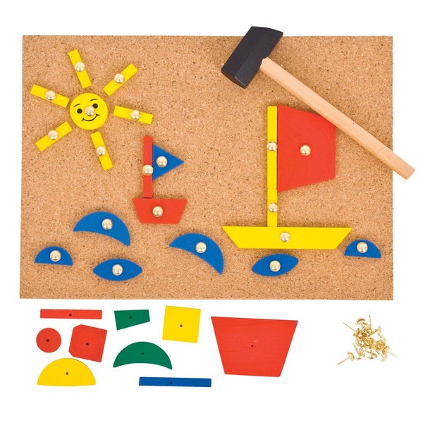 Bigjigs Toys Pin-a-Shape Carousel 1