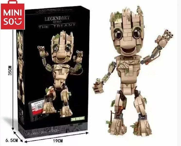 MINISO Disney Super Galaxy Heroes Compatible 76217 Building Block Bricks DIY ... Carousel 1