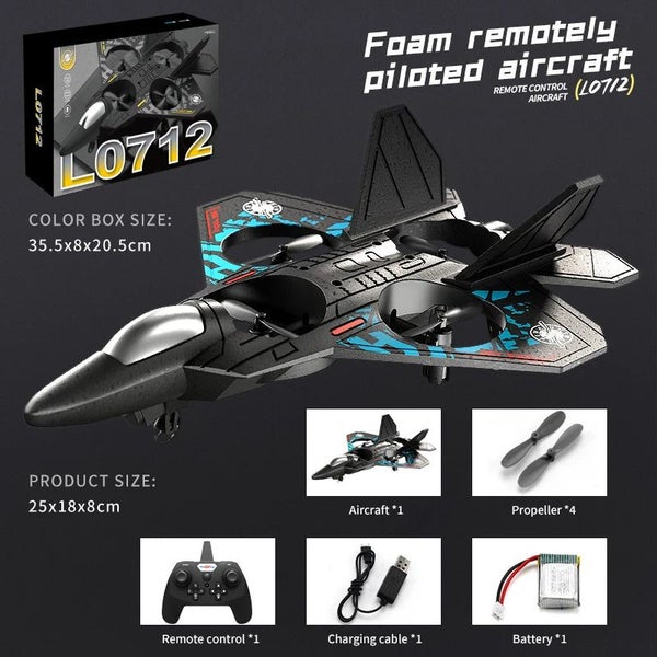 L0712 RC Plane 2.4G Remote Control Aircraft Gravity Sensing Aircraft Glider w... Carousel 1