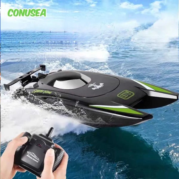 2.4G Radio Rc Boat 30Km/h Racing Boat High Speed Speedboat 20Mins Battery 2 C... Carousel 2