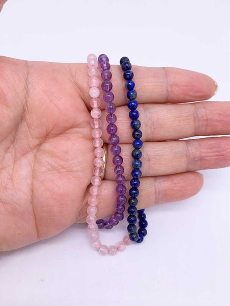 Amethyst Gemstone Beads (4mm) Carousel 5
