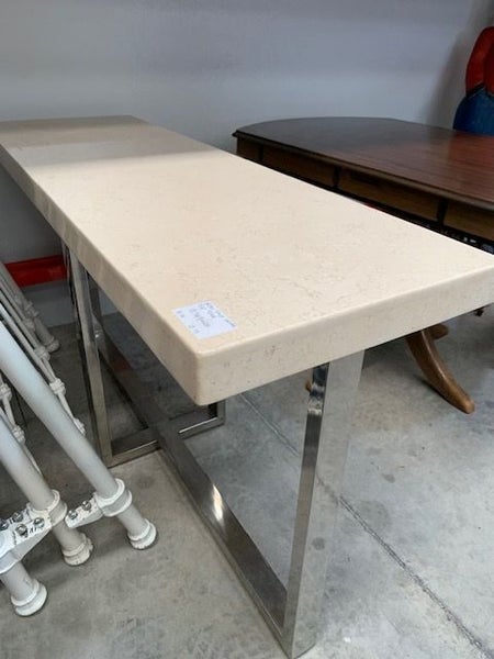 RETRO STYLE MARBLE LIKE HALL TABLE Carousel 2