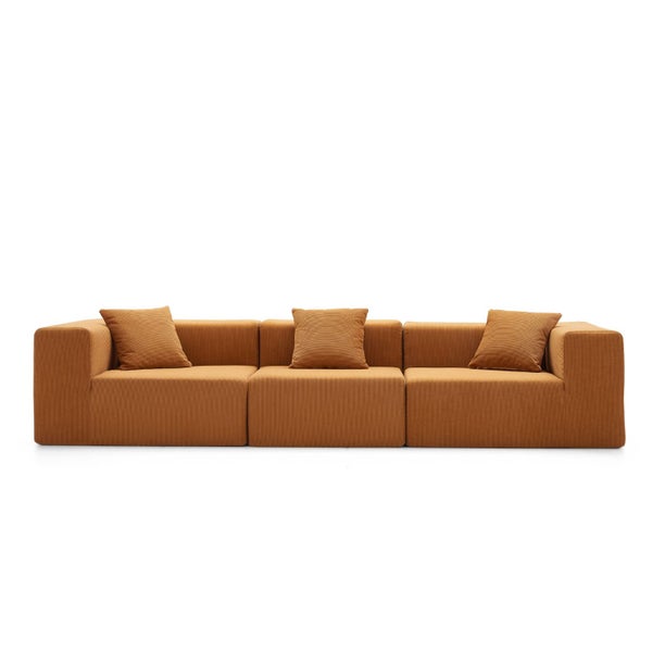 Modern Three Seater Compressed Sofa Carousel 1