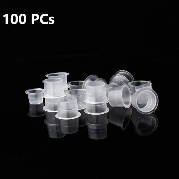 100pcs Disposable Tattoo Ink Cups Tattoo Ink Caps Pigment Cups 15mm62937636238465116