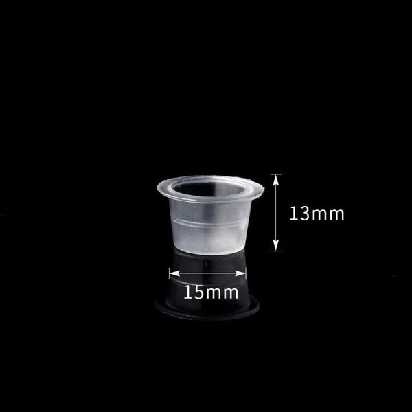 100pcs Disposable Tattoo Ink Cups Tattoo Ink Caps Pigment Cups 15mm62937636238465111