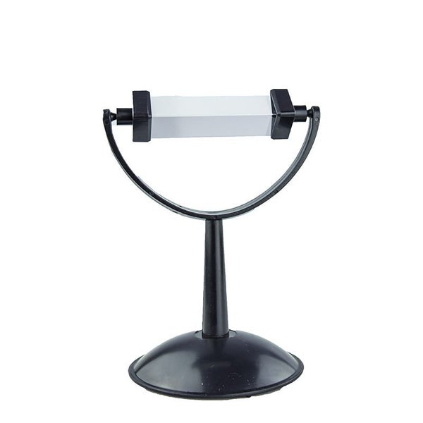 Optical Glass Triple Triangular Prism with Stand for Physics Light Spectrum Teac Carousel 2
