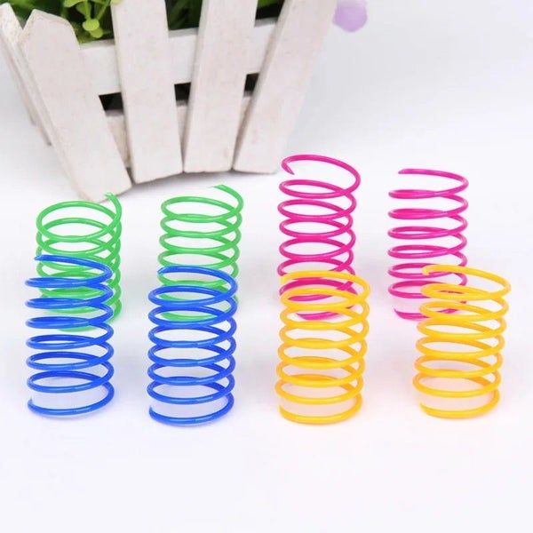 4-Pack Colorful Spring Cat Toy – Interactive, Flexible Fun for Cats Carousel 3