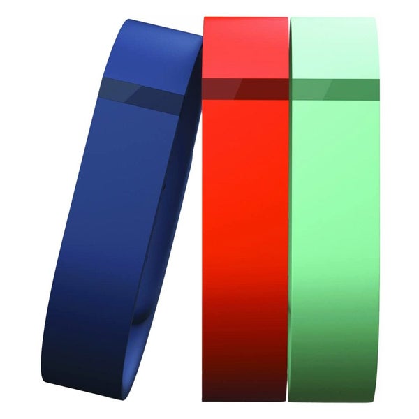 Fitbit Flex Wrist Band Large FB401BTNT - Navy, Teal and Tangerine Carousel 1