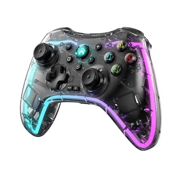 Wireless Luminous Controller Joystick For Switch Pro PC PS4 Andorid Game Carousel 1